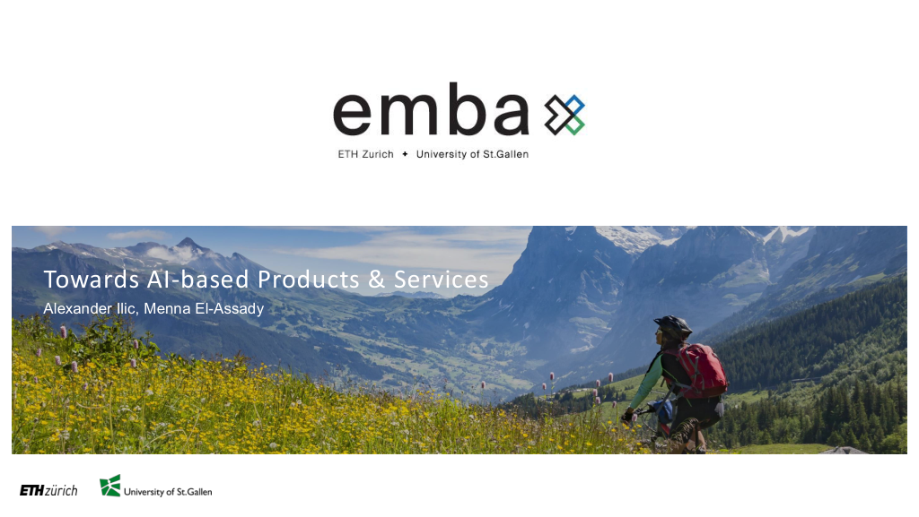 AI-based Products & Services — title slide
